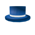 Roblox Limited|Blue Top Hat with White Band (BTH)|